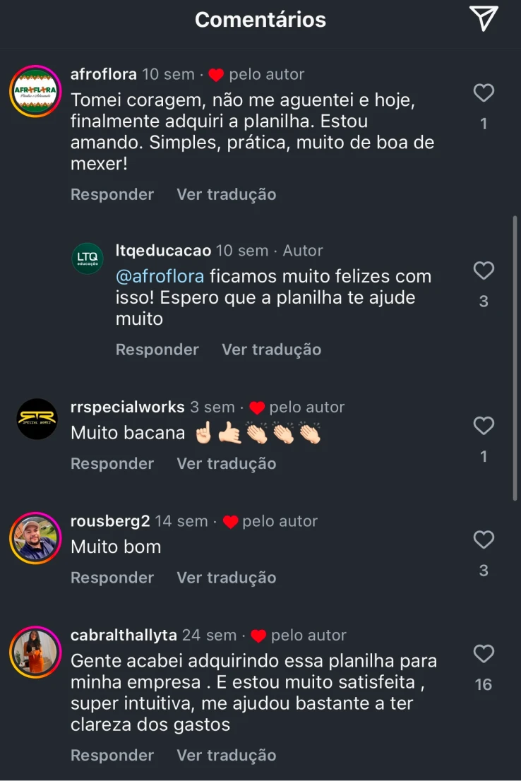 Depoimento Cliente 1